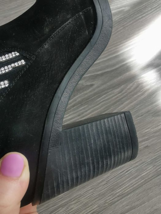 Buty botki 37 czarne