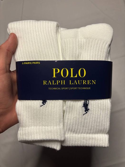 Носки Polo Ralph Lauren,Белые,Новые