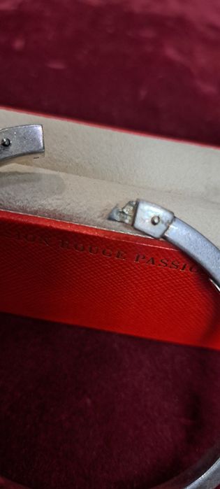 Pulseira escrava em prata.