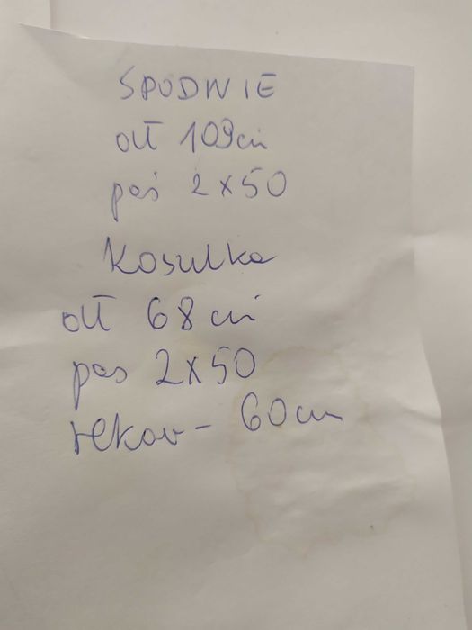 Kalesony i koszulka komplet męski 188/104/94