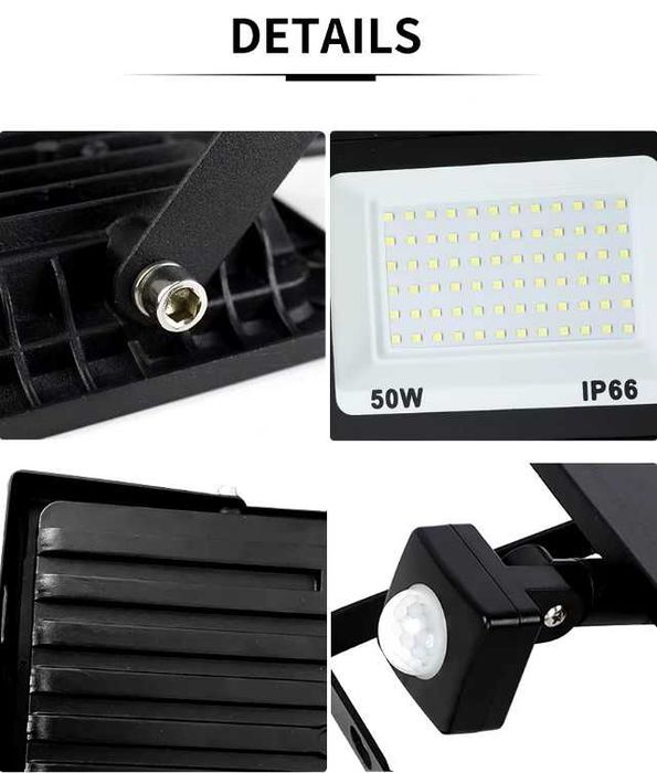 Holofote Projetor Led 50W, 100W e 300W 220VAC 4000K IP66