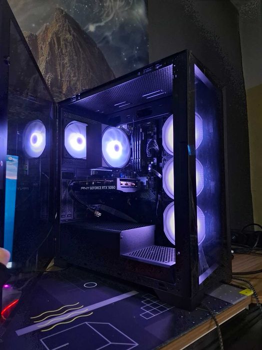 Ryzen 7 5700X | RTX 5060 | NOWY KOMPUTER DO GIER | Akwarium | Od Firmy