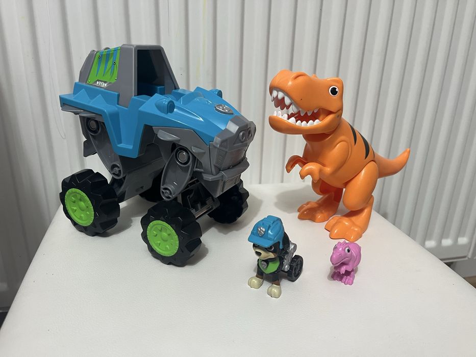 Pojazd Psi Patrol Samochód Dinozaury Rex Dino Rescue