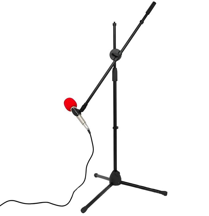 Стойка для микрофона 2м + 2 держателя / Штатив для микрофона журавль