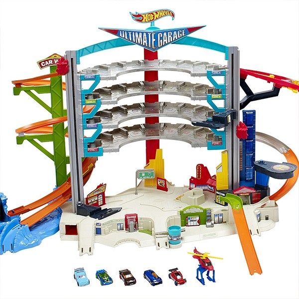 Величезний гараж хотвілс hotwheels ultimate garage