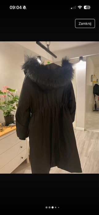 Plaszcz zimowy zara xs