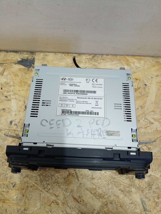 Kia Ceed 2 II radio nawigacja oryginał demontaż pod kamerę