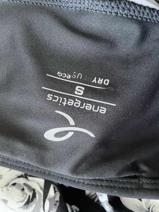 Sportowe legginsy w kwiatki r.S
