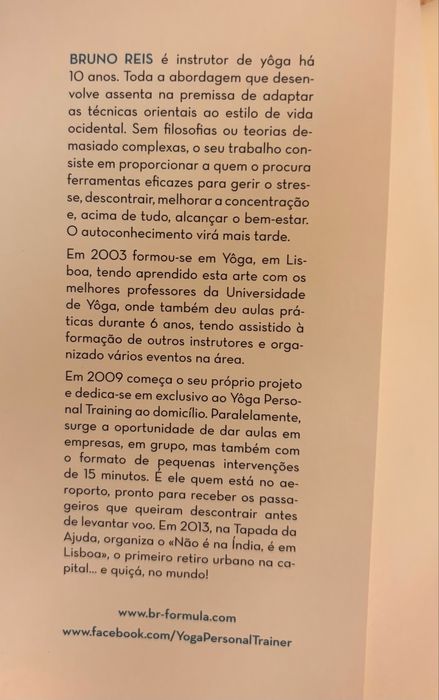 Livro  Um chá, torradas e yoga