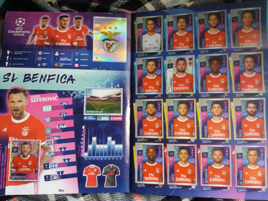 Caderneta Futebol Completa Champions League 2019/20 (Toops)