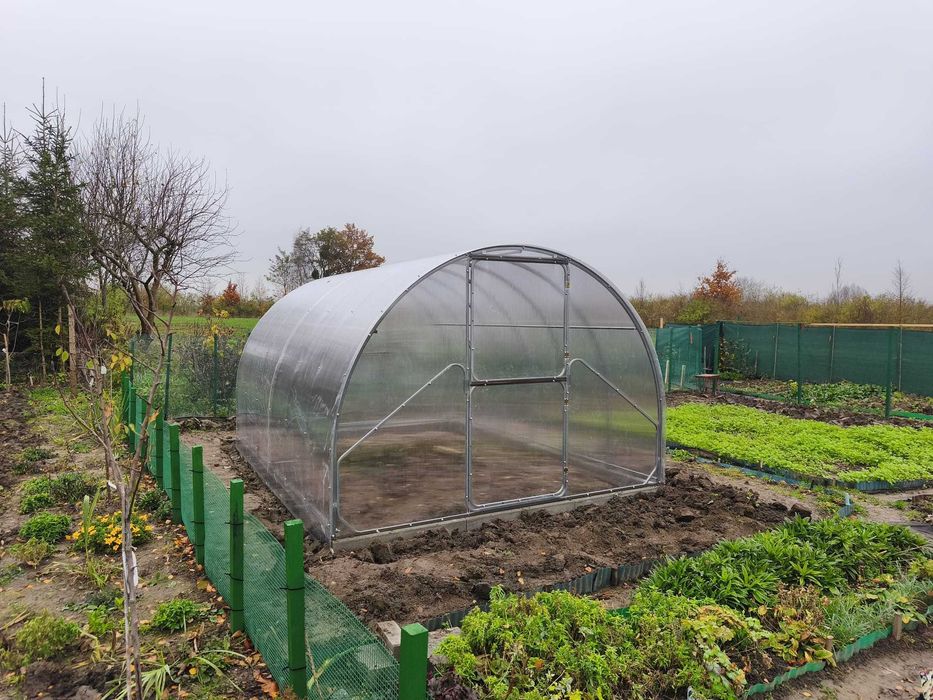 Szklarnia ogrodowa Gaudi 3x8m, poliwęglan 4mm, profil 25x20mm