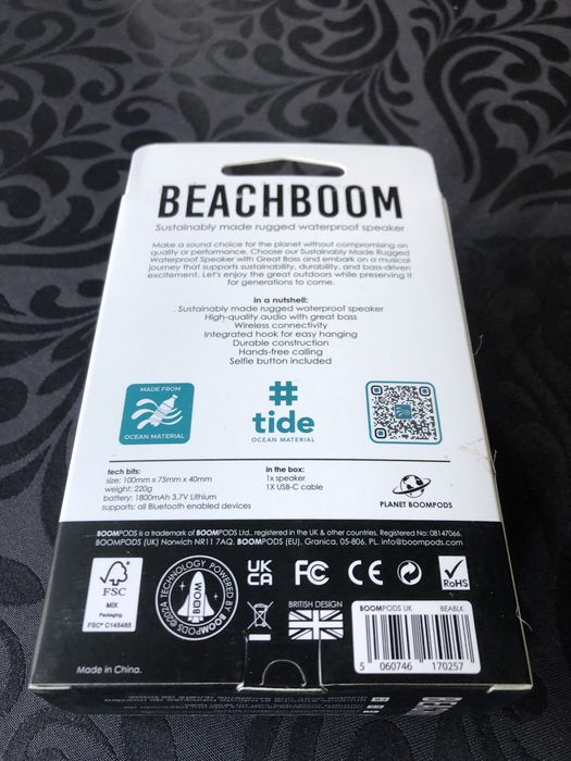 Mały Głośnik przenośny BoomPods Beachboom
