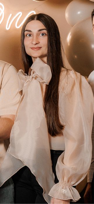 Блуза бежева Ivina розмір S
