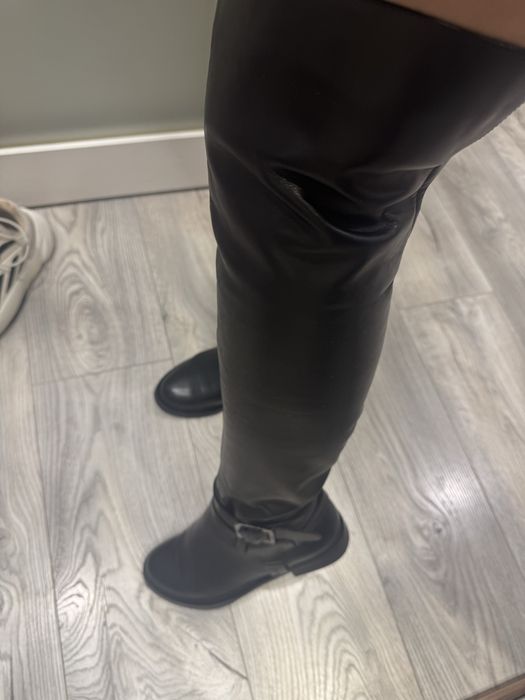 Ботфорди шкіряні