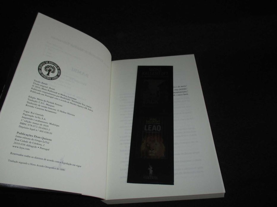Livro Bambi Mons Kallentoft e Markus Lutteman