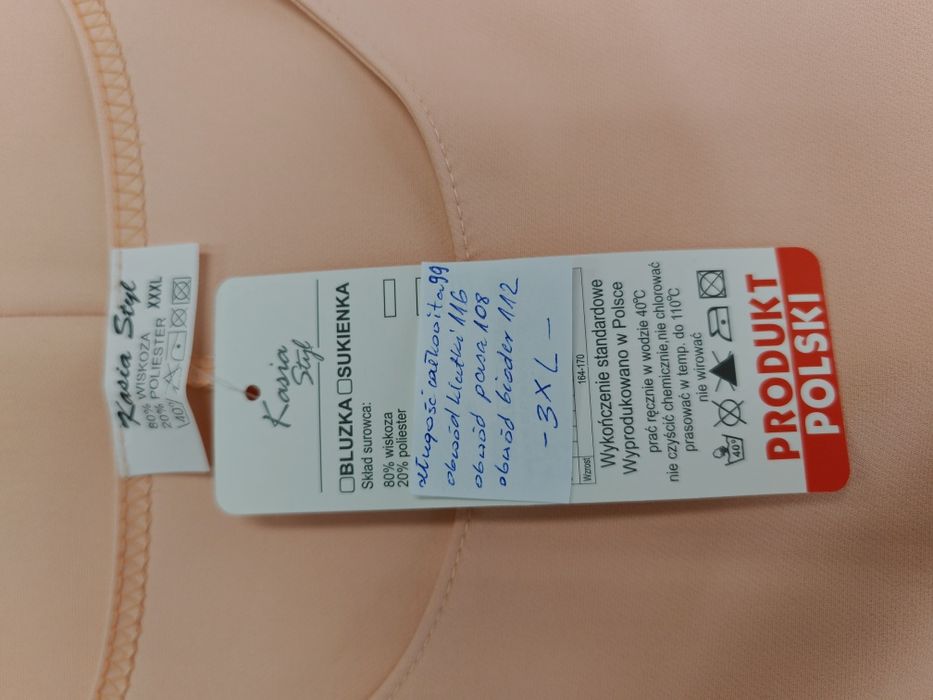 Elegancka sukienka 3XL