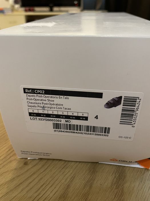Послеоперационная обувь CP-02 Orliman p.4