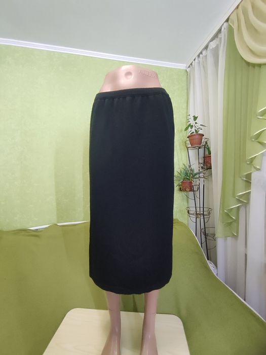 Длинная вязаная юбка