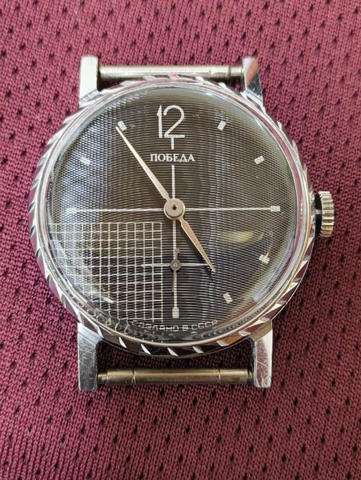 Наручний годинник победа. Наручные часы победа в хроме, ссср