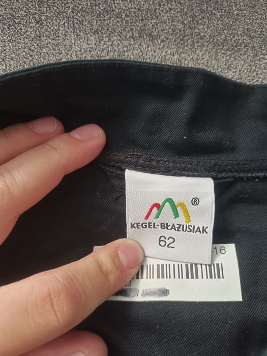 Spodnie kucharskie męskie XXL nowe