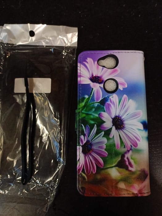 Etui do Sony Xperia xa2 plus, portfel ze smyczą 2 sztuki