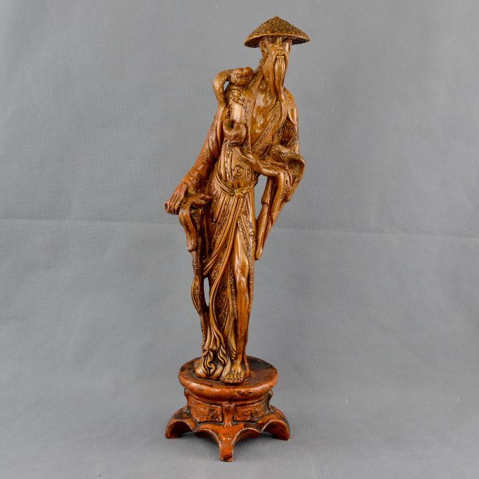 Figura de Chinês em cerâmica – 48 cm altura