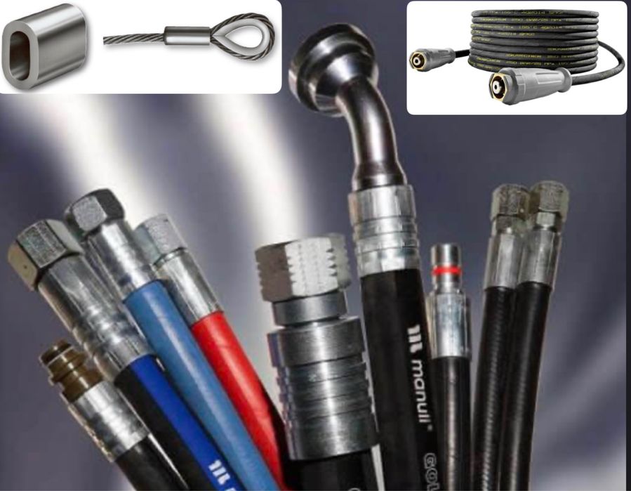 Zakuwanie węży hydraulicznych i lin stalowych z dojazdem 24h/7