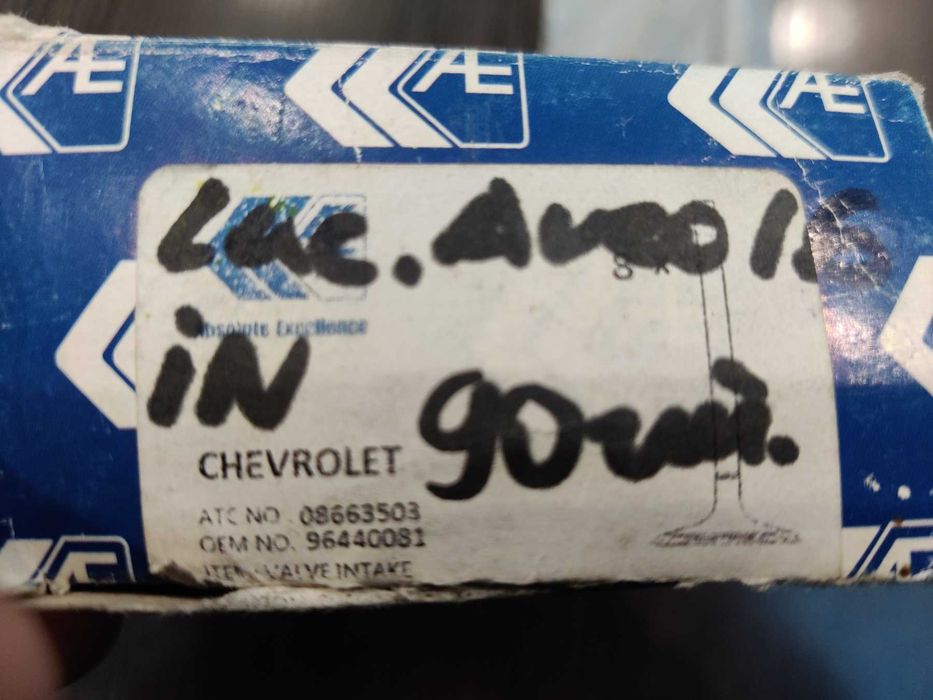 Клапан гбц впускной aveo,lacetti,cruze 1,6 dohc 96440081