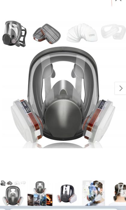 Maska pelnotwarzowa 6800 z filtrami zestaw