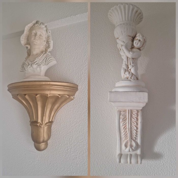 Vários artigos decoração em estilo romano