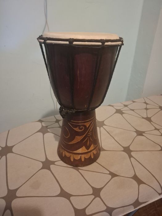 Bongos mały drewniany