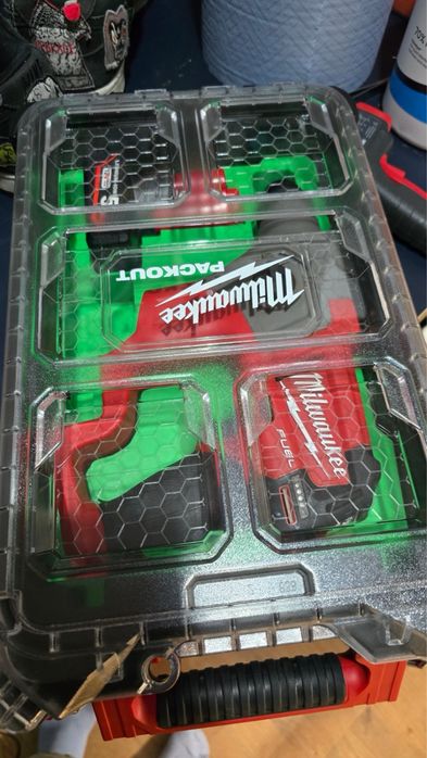 Molde para caixa milwaukee packout para m12 maquina furar