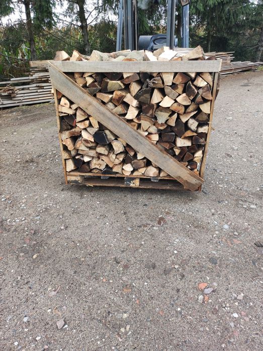 Drewno kominkowe kubik