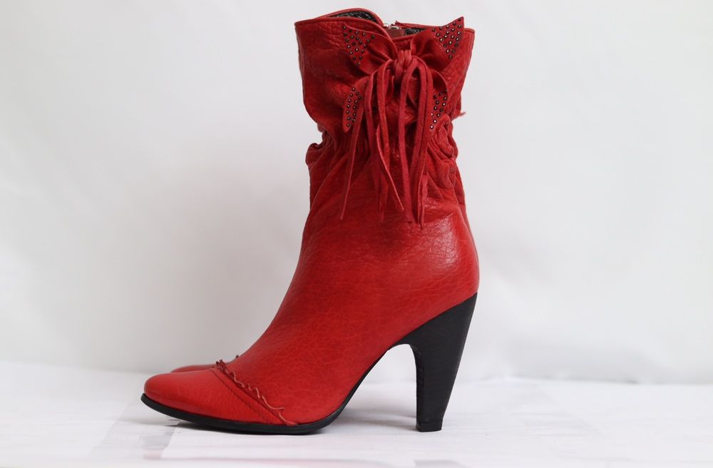 Сапоги жіночі з натуральної шкіри