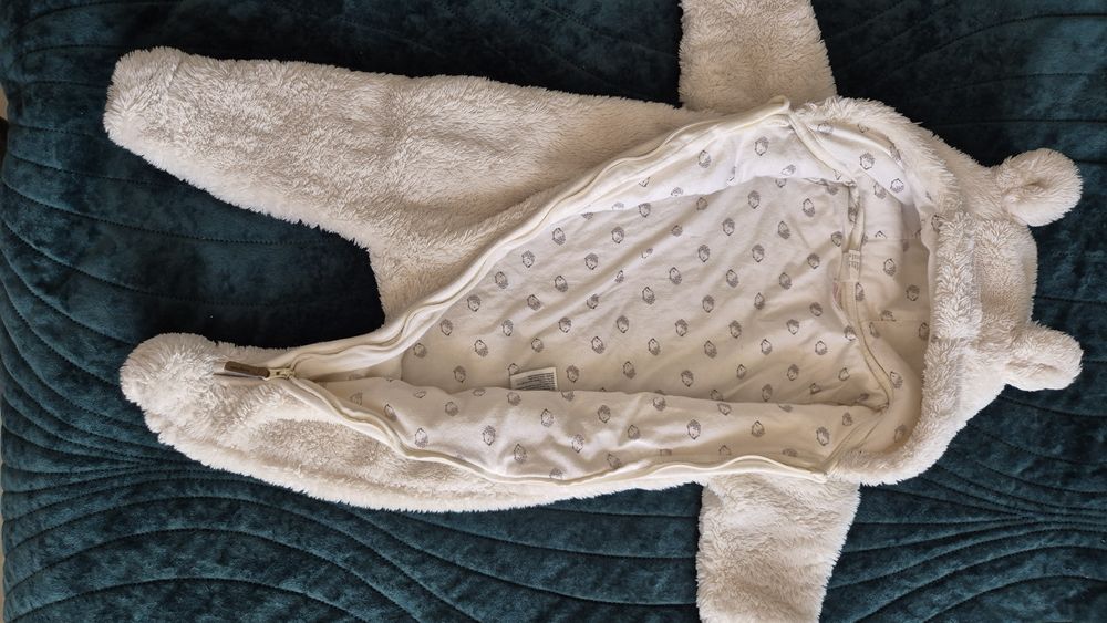 Kombinezon przejściowy H&M miś 62