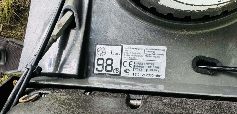 Kosiarka spalinowa Honda HRX537 6,5KM/sprzegło/smart drive/100% sprawn