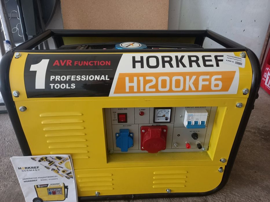 Agregat prądotwórczy HORKREF H1200KF6 – Nowy!