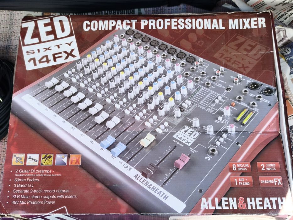 Mesa de Som Allen Heath Zed60-14Fx