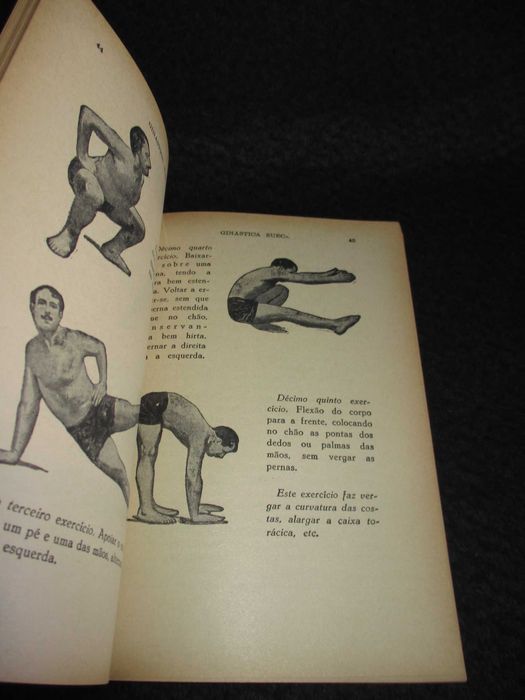 Livro Gimnástica Suéca para Homens Senhoras e Crianças