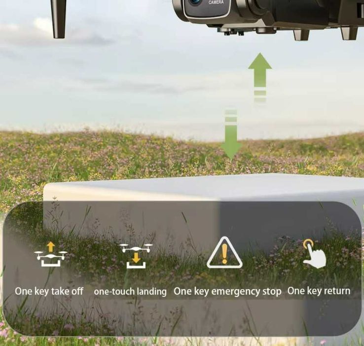 Drone Tesla 10K Quadcopter UltraHD 2 Baterias + Bolsa + 4 hélices