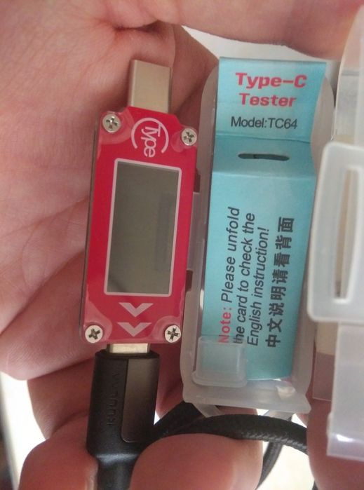 USB-C tester RD TC64 Type-C тестер