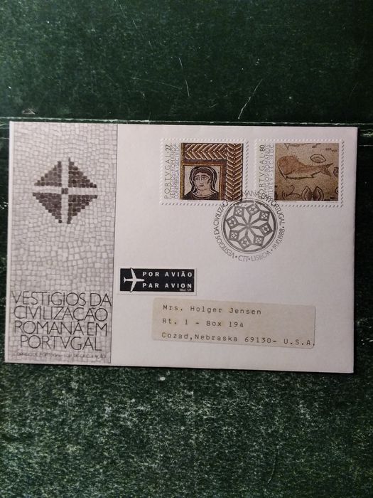 1988 FDC Traces of Roman Civilization in Portugal