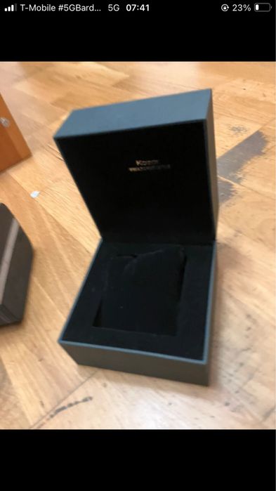 Pudełko od zegarka Kazar,stan bardzo dobry