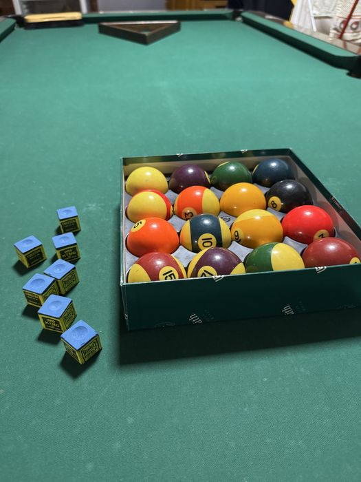 Bilhar 2,5mx1,40m com tampo