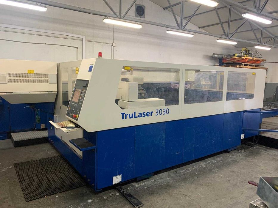 Laser TRUMPF TruLaser 3030 – CO₂ 4 kW, 1500×3000 (2007)