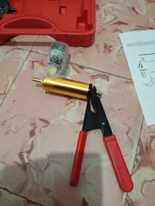 Bomba de vácuo manual para purga de travões