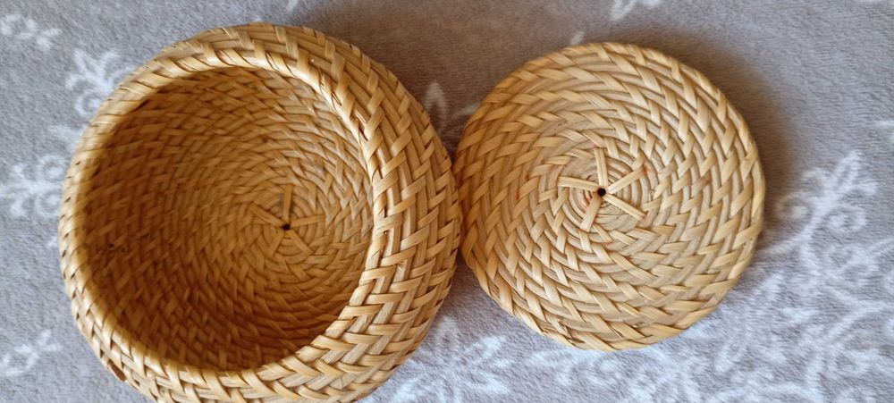 Szkatułka pudełko koszyczek z trawy morskiej