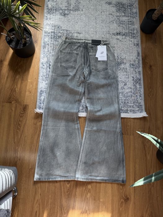 Flared waxed jeans opium archive Фларед кльош джинси style