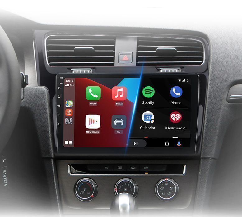 VW Golf 7 – Radio Android 15 9" CarPlay Android Auto GPS Nawigacja Stacja Multimedialna WiFi Bluetooth DSP PL 2GB/32GB