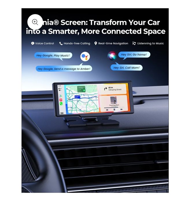 Android Carplay do samochodu z kamerą